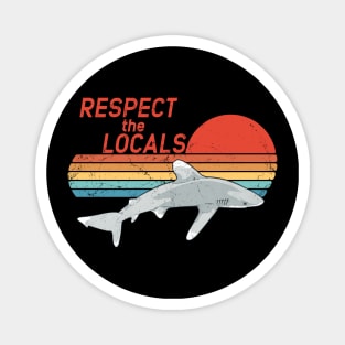 Respect the Locals Oceanic Whitetip Shark Magnet